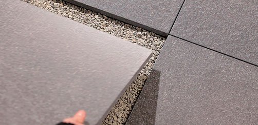 laying outdoor flooring on gravel