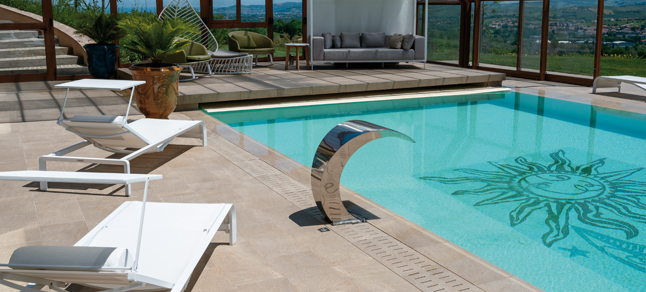 flooring for outdoor swimming pools